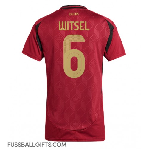 Belgien Axel Witsel #6 Fußballbekleidung Heimtrikot Damen EM 2024 Kurzarm